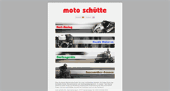 Desktop Screenshot of moto-schuette.de